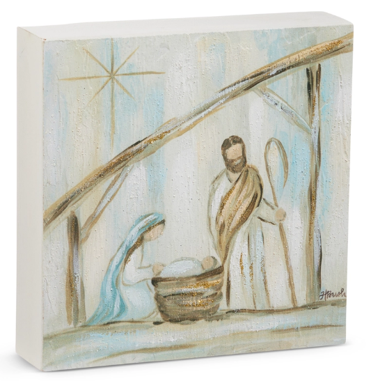 8" Holy Family Block