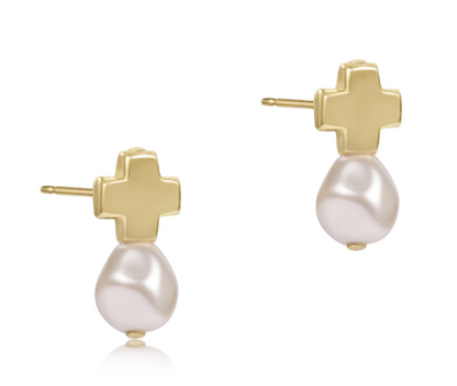 Signature Cross Earring