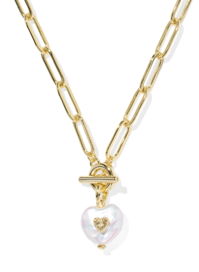 SASHA HEART SHORT PENDANT NECKLACE