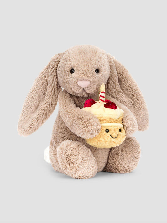 Bashful Beige Bunny 'Birthday'