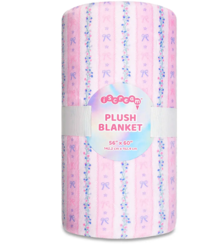 floral stripes blanket