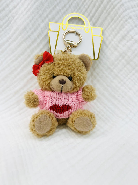 Bag Charm-Teddy Bear Hugs