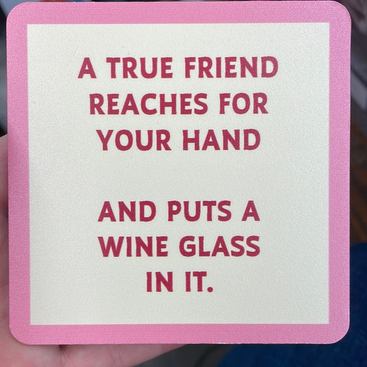 Put a wine glass