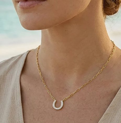 Gold Entwined Discs Pendant Necklace