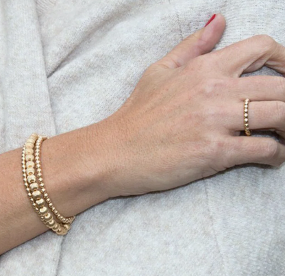 eNewton Classic Gold 2mm Bead Ring