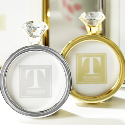 round diamond ring photo frame