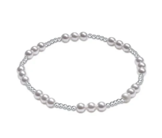 Classic Joy Sterling Silver Pearl bracelet