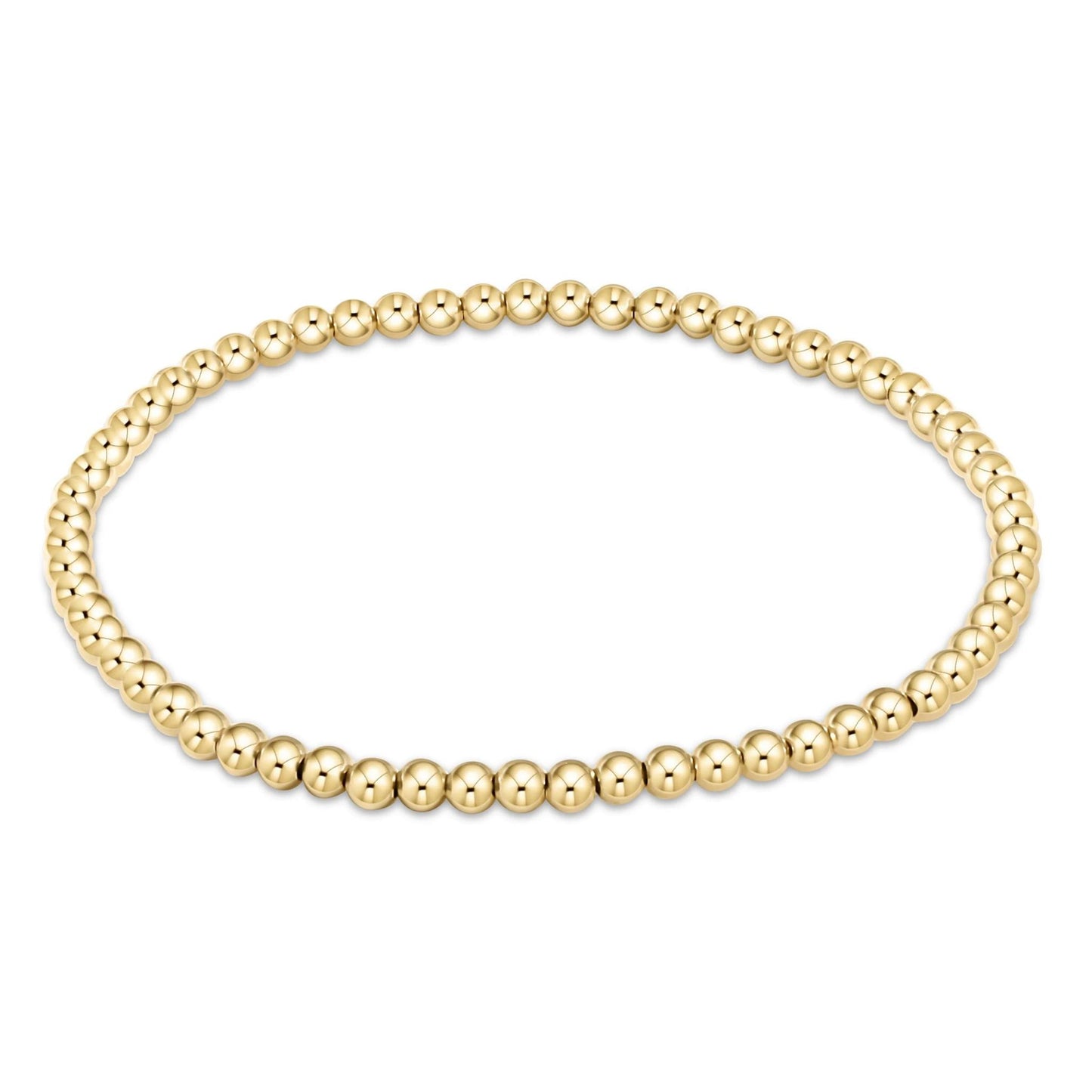 eNewton Classic Gold Bead Bracelet