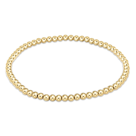 eNewton Classic Gold Bead Bracelet