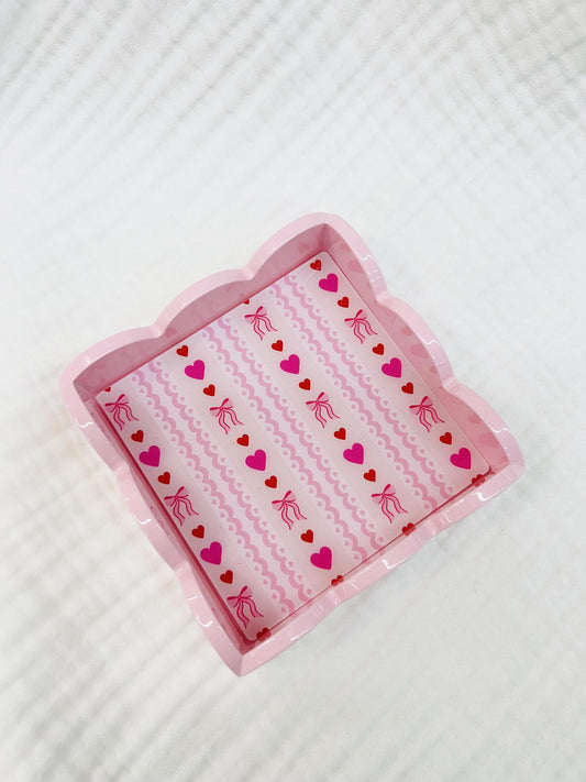 Scalloped Trinket Tray-Oh So Lovely