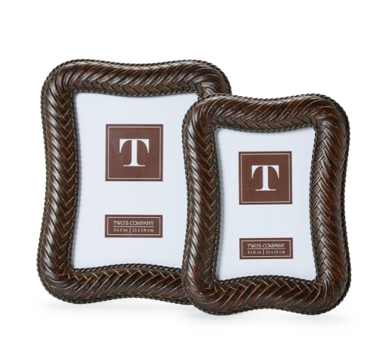 herringbone woven frame