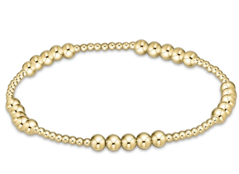 Classic Blissful Pattern Gold Bracelet