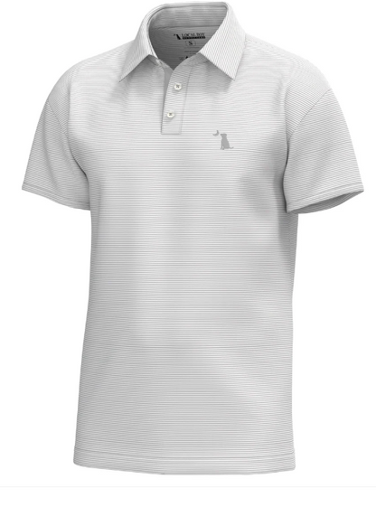 palms polo - white/ grey