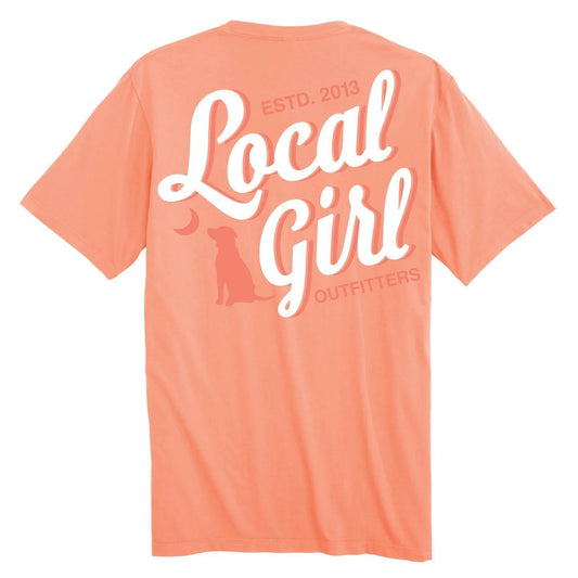 Local Girl Stacked Script T-Shirt