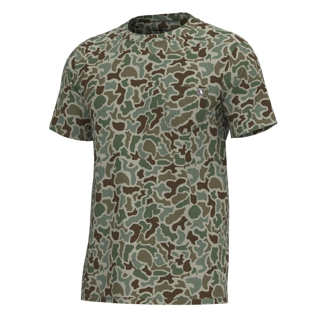 Local Boy Short Sleeve Heather Blend Crew