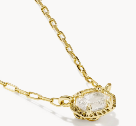 Mini Elisa Luxe Pendent Necklace