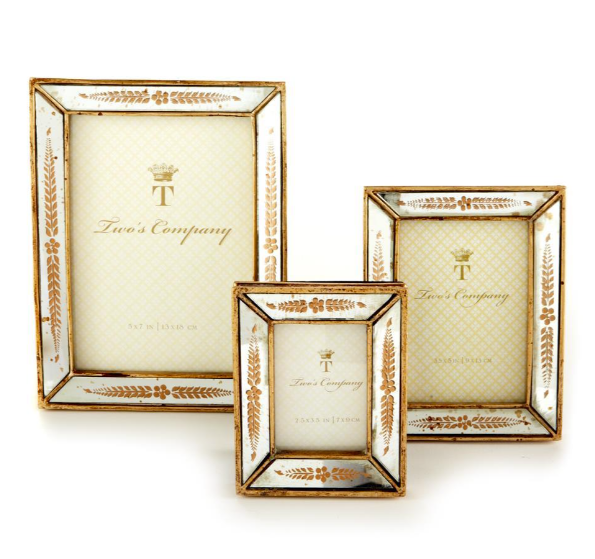 Gold leaf photo frame