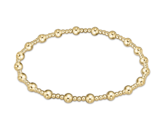 eNewton Classic Sincerity Pattern Bead Bracelet