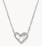 Ari Heart Statement Short Pendant Necklace