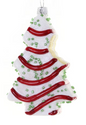 CHRISTMAS TREE CAKE WITH BITE ORNAMENT