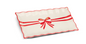 Red Bow Rectangle Plate