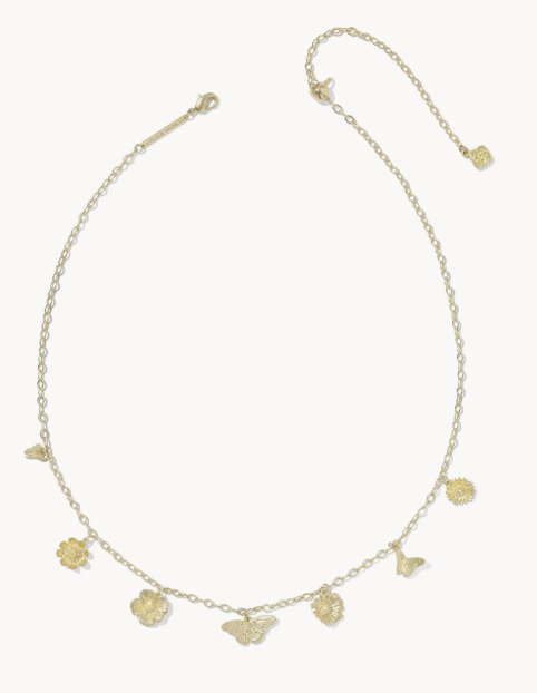 Cailey Gold Charm Necklace