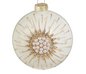 4.5" Pearl Starburst Ball Ornament