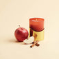 Simmered Cider Candle w/Sleeve Harvest Red