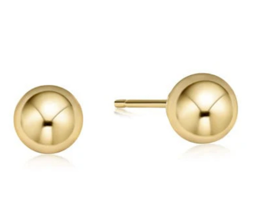 Gold Ball Stud