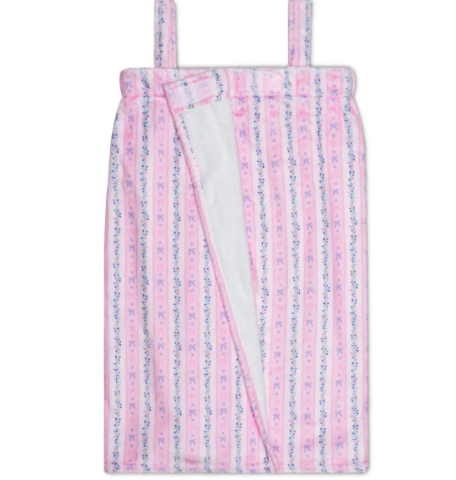 Floral Stripes Spa Wrap