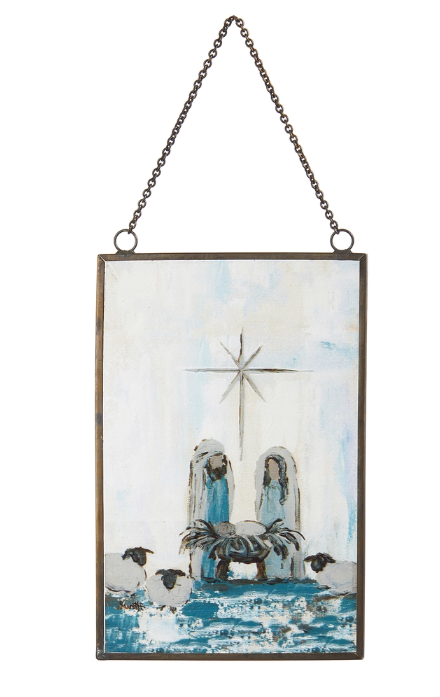 6" holy family ornament