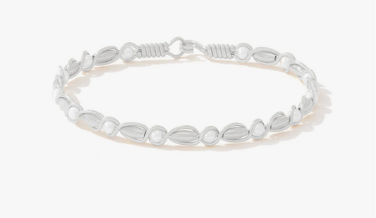 to have and to hold bracelet silver