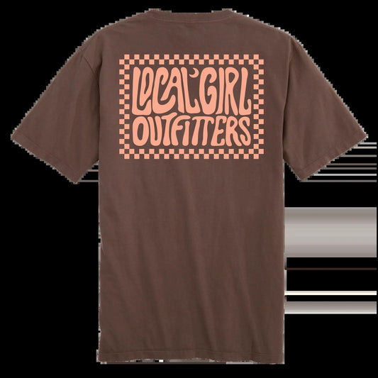 Local Girl Checkered Charm T-Shirt