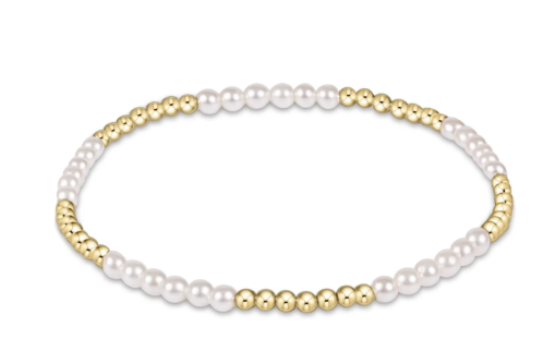 Blissful Gold and Pearl Bracelet
