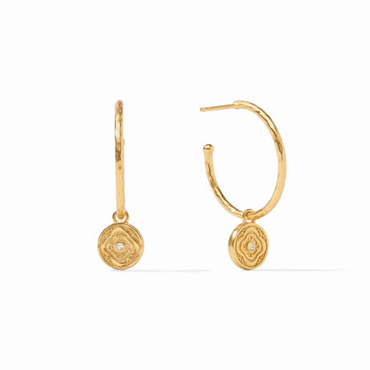 Astor Hoop & Charm Earring