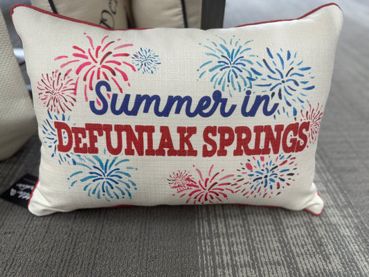 Summer in DeFuniak Springs Pillow