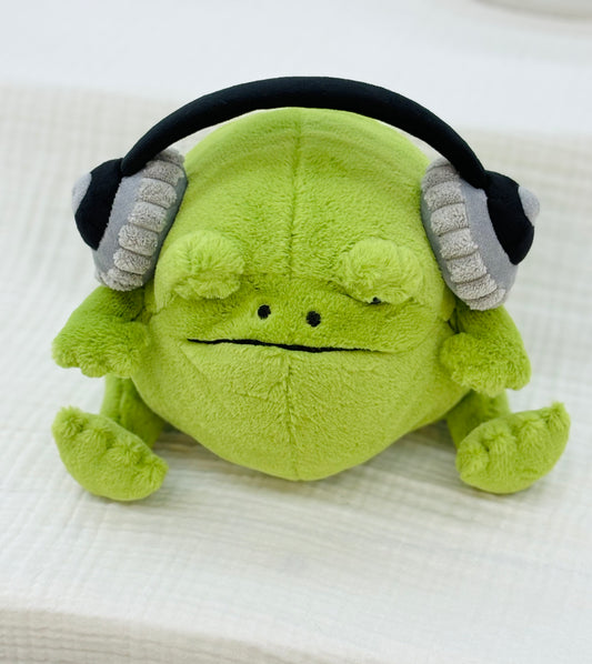 Jellycat Ricky Rain Frog with Headphones