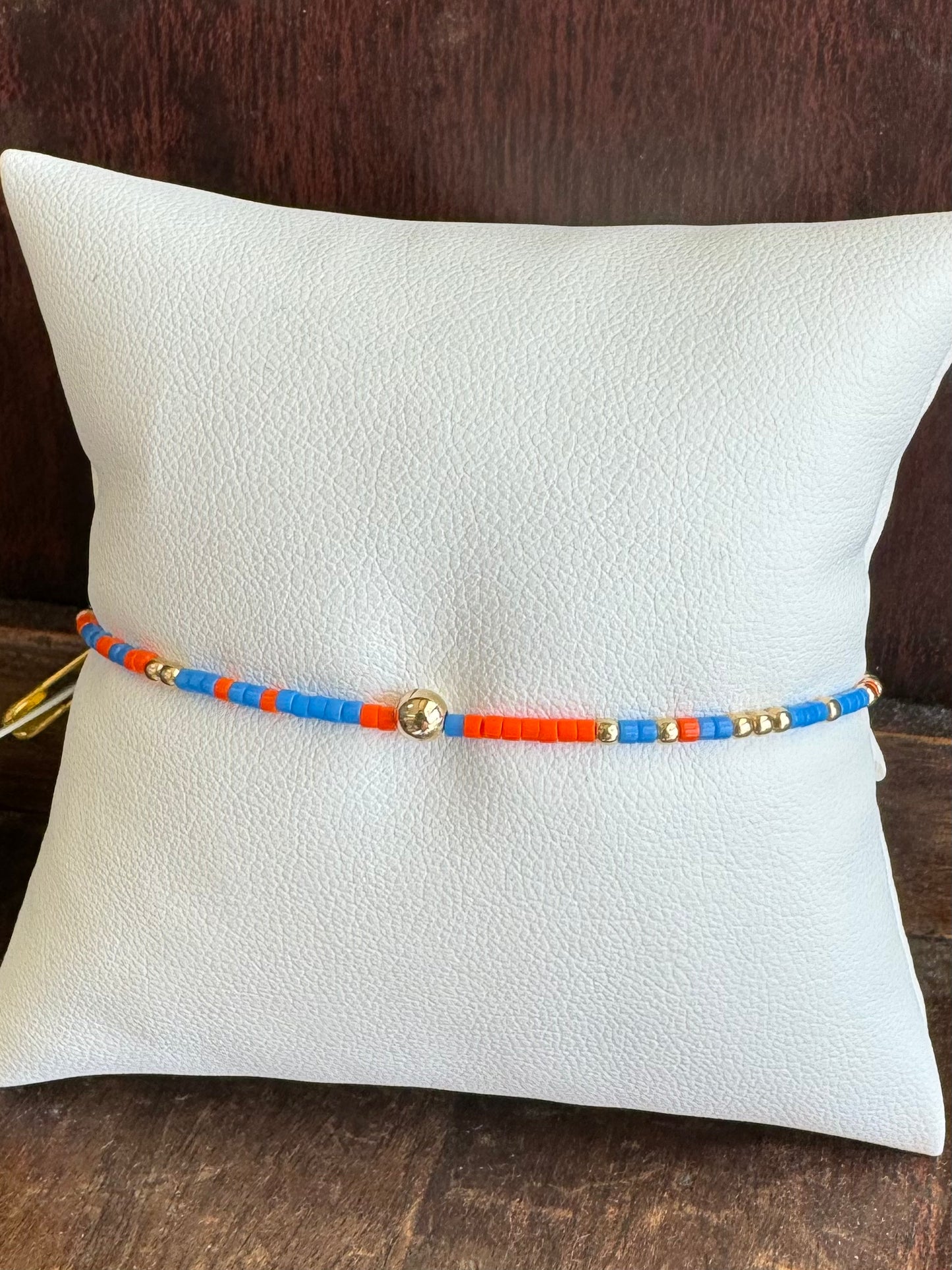 Gameday Hope Unwritten Bracelet - Bright Orange & Cobalt Blue