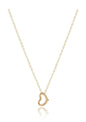 16" Gold Necklace- Love Gold Charm