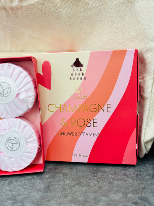 Musee Champagne & Rose Shower Steamers