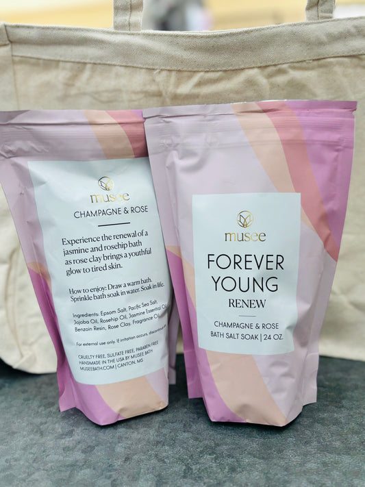 Forever Young Champagne & Rose Bath Soak