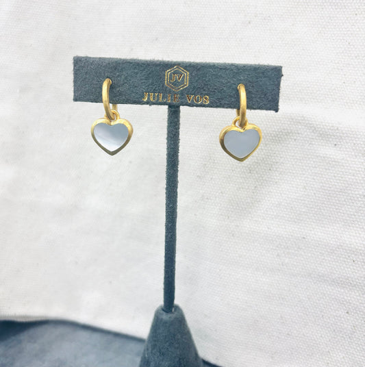 Heart Hoop & Charm Earrings