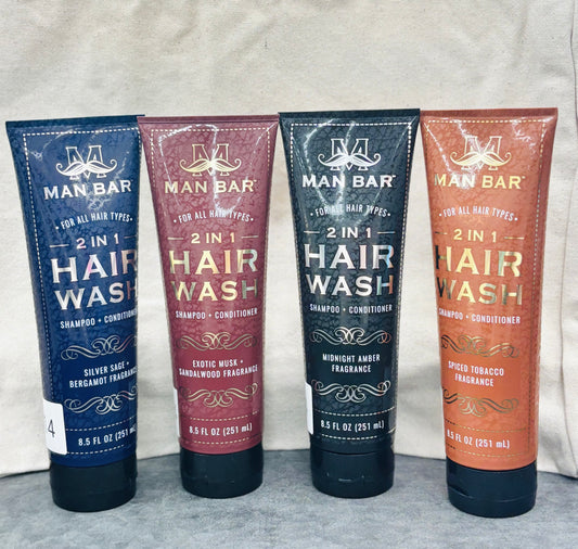 Man Bar 2 in 1 Hair wash