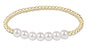 gold bliss bead bracelet - pearl