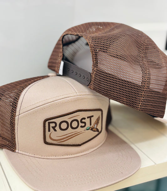 Roost 7 Panel Duck Patch Hat-Adult