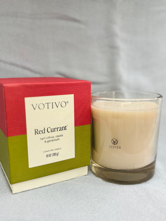 Votivo Red Currant Boxed Candle