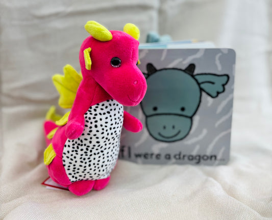 Dragon Fruit Macaroon Stuffed Animal