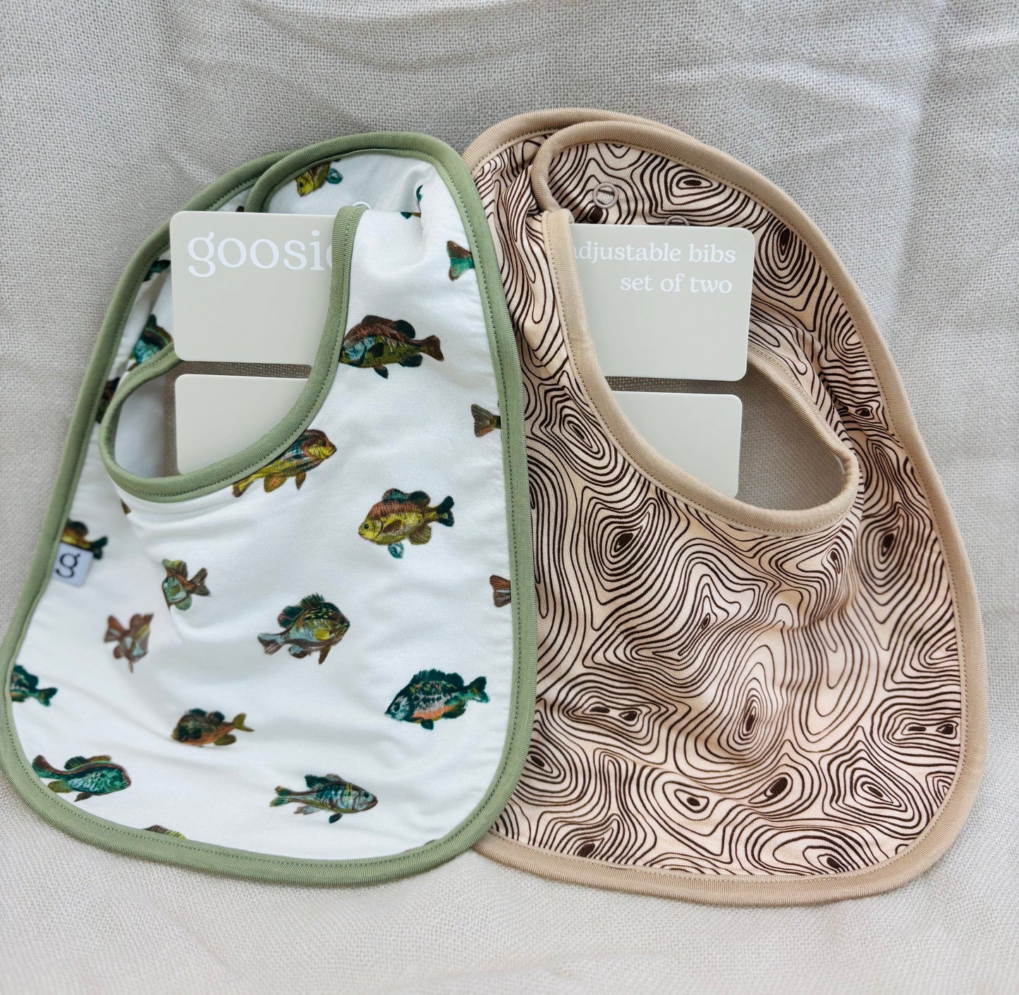Goosies Boys' Adjustable Bibs (Set of 2)
