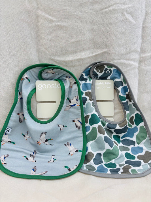 Goosies Boys' Adjustable Bibs (Set of 2)