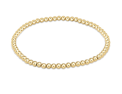 classic gold bead bracelets